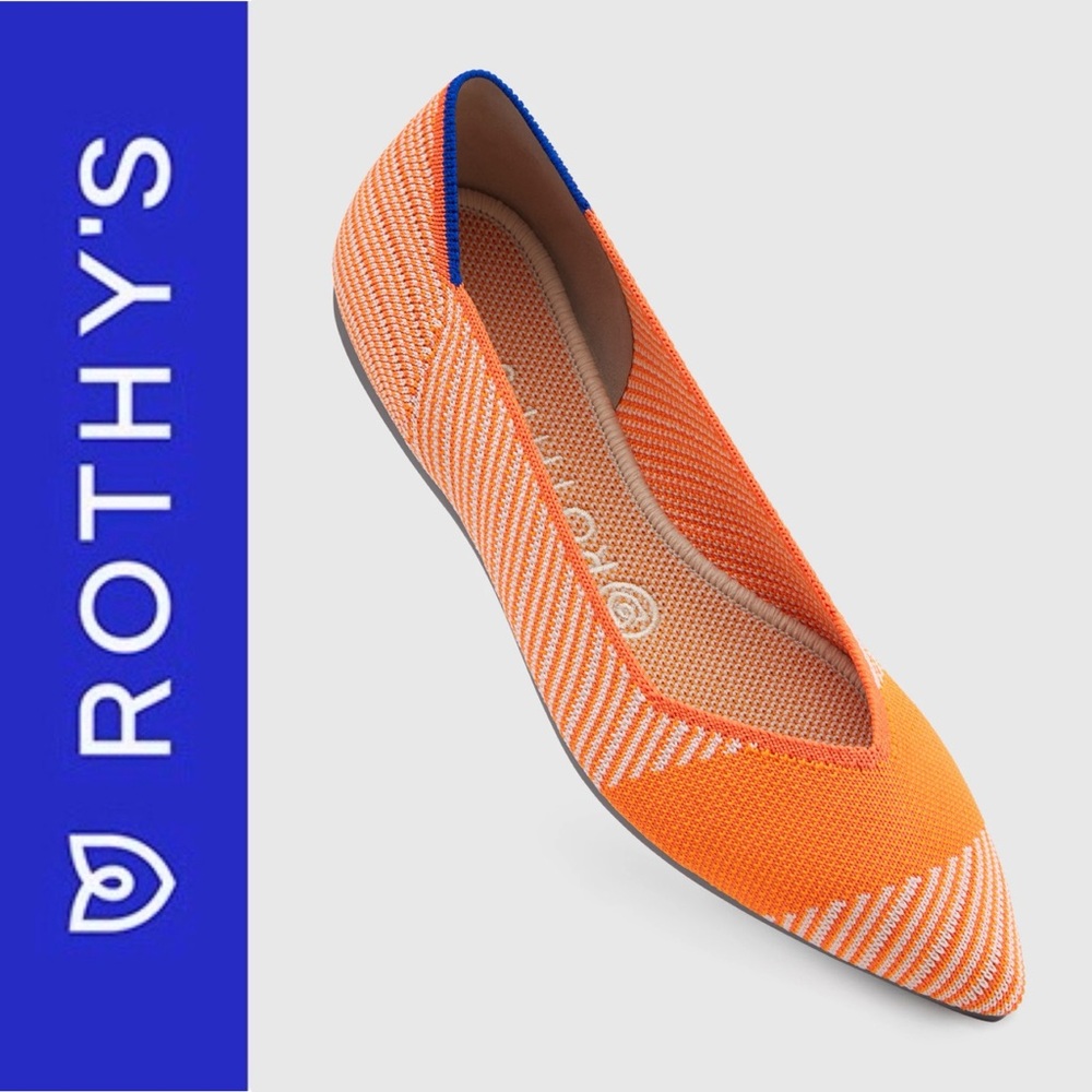 { Rothy’s } : The Point Flats in Sherbert